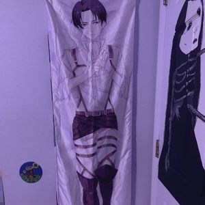 Levi Ackerman Body Pillow 10 ft/58 inches DOUBLE-SIDED and in good condition.